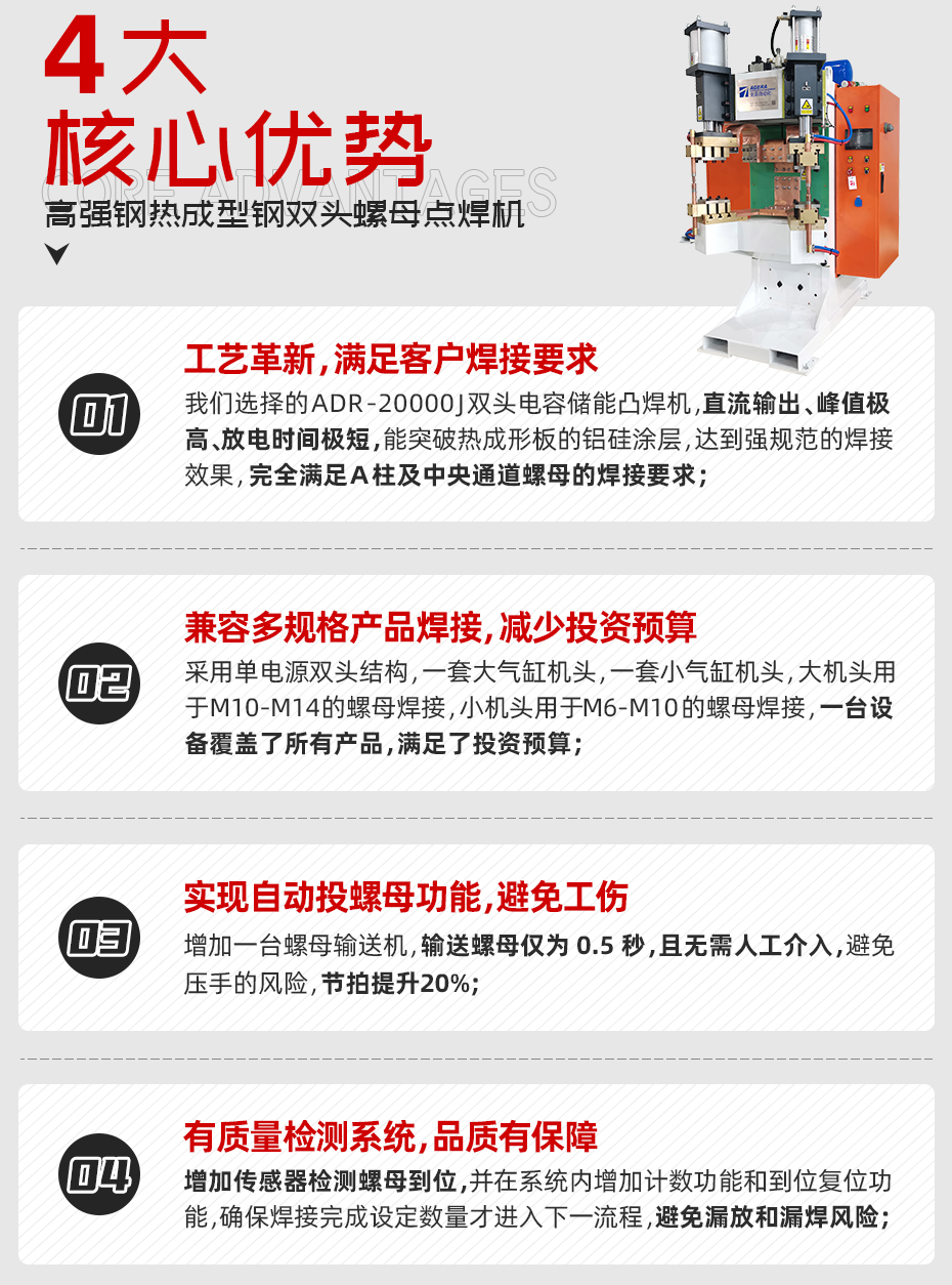 高强钢热成型钢双头螺母点黄瓜视频黄色核心优势